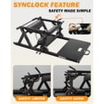 thumbnail image 3 of Hip Thrust Machine, 800LBS Plate-Loaded Glute Drive Band Peg, Heavy Duty Glute Bridge Machine with Weight Holder for Home Gym, Home Workout Equipment for Glute Muscles Building, 3 of 10