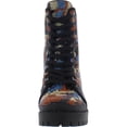 thumbnail image 3 of Steve Madden Womens Pass Rhinestone Platform Combat & Lace-up Boots, 3 of 3