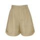 thumbnail image 4 of Pantalones cortos anchos con cintura elástica para mujer - Pantalones cortos de trabajo a medida - Poliéster, S-XXL, 4 of 8