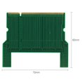 thumbnail image 2 of Tarjeta adaptadora DDR2 para ordenador portátil SO-DIMM a memoria de ordenador DIMM de escritorio, 2 of 8