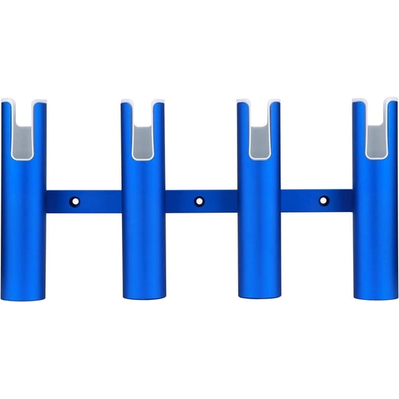 Aluminium Wall-Mounted Fishing Rod Holder for Boat, Garage & Marine - Holds Rods & Poles