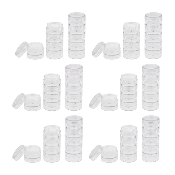 12Pcs 5 Caja De Plástico forma forma forma Apilable Artículos Manualidades Organizadores De Almacenamiento Caso