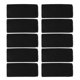 thumbnail image 5 of FOMIYES 10Ud Sujetadores De Cinturón Negros De Lona Resistentes Con Elástico Para Actividades Exteriores, 5 of 8
