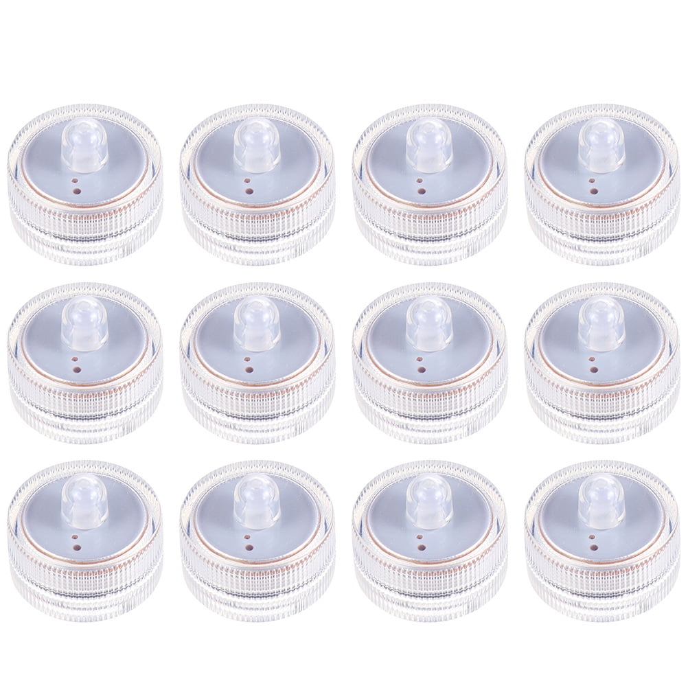 WRITWAA 12Pcs LED Tealight Purple Lighting Weddings Decorative Lighting