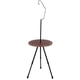 thumbnail image 1 of Mesa redonda para barbacoa, mesa con patas triangulares elevables, ajustable para viajes al aire libre, 1 of 9