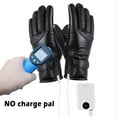 thumbnail image 4 of Heated Gloves Men Women Electric Heated Warm Ski Hiking Motorcycle Gloves Mitten Switch Type, 4 of 7