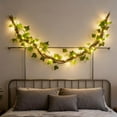 thumbnail image 6 of DAMAI Twinkling Tree Fairy Light Olive Vine, Twinkle Halo 6/16/32ft Pre-Lit Mossy Vine Branch Garland Lights, Farmhouse Mantle Table Garlands for Thanksgiving Christmas Home Decor, 6 of 7