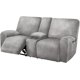 thumbnail image 1 of Funda de terciopelo para sofá de dos plazas reclinable con consola central, 1 of 7