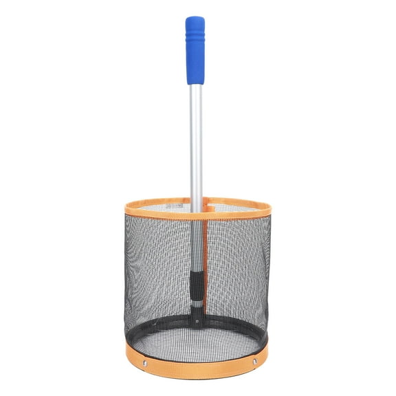 1pc Table Tennis Ball Picker Lightweight Telescopic Metal Pole Balls Picking Net