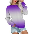 thumbnail image 2 of Samickarr Pullover Sweaters For Women Sweatshirts Casual Long Sleeve Sweatshirt Crew Neck Cute Pullover Loose Fit Tops, 2 of 5