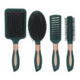 thumbnail image 2 of Hair Brush Comb Set, Comb Set Remove Knots Wet Dry Use Improve Blood Circulation Ergonomic All Types Suitable Frost Polish Massage  for Home for Hair Splitting, 2 of 8