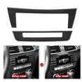 thumbnail image 4 of Cadre de Panneau de Console, Panneau de CD Couverture Garniture Panneau de Console Garniture Fibre de Carbone Voiture Concise Panneau de Commande Couverture Noire Intéressante pour l'Homme pour Voiture, 4 of 8