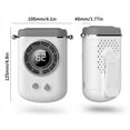 thumbnail image 2 of Dvkptbk A Fan Multi-Functional USB Rechargeable Neck Bladeless Fan 1200 Mah Fans, 2 of 5