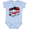 thumbnail image 3 of Inktastic My Papa Loves Me with Cute Ladybugs Boys or Girls Baby Bodysuit, 3 of 5
