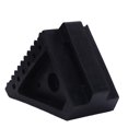 thumbnail image 1 of Cale de Pneu en Caoutchouc Robuste, Butée de Roue en Caoutchouc Multifonctionnelle Portable Résistante aux Intempéries 6.9 X 3.9 X 5.9 Po Friction Améliorée pour Voiture, 1 of 7