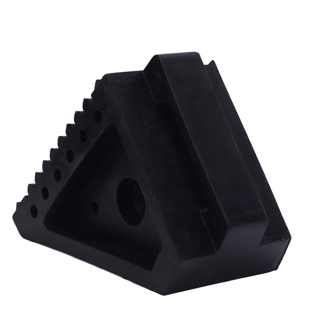 Cale de Pneu en Caoutchouc Robuste, Butée de Roue en Caoutchouc Multifonctionnelle Portable Résistante aux Intempéries 6.9 X 3.9 X 5.9 Po Friction Améliorée pour Voiture