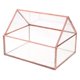 thumbnail image 4 of Contenedor de terrario de casa, Contenedor de terrario de vidrio, Sembradora de terrario suculenta, Terrario de vidrio geométrico, Decoración de boda, Caja de tarjetas, Terrario de planta de, 4 of 8