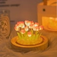 thumbnail image 3 of LED Tulip Night Light, DIY Tulip Night Light,Romantic Tulip Ambient Light, Tulip Small Table Lamp Decoration, Simulation Flower Light for Lovers Gifts, 3 of 8