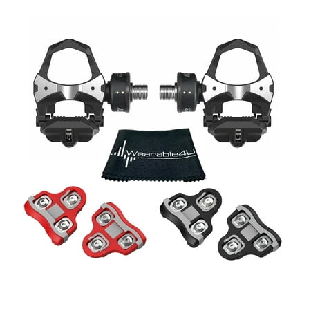 Favero Assioma Duo Pedal Based Cycling Power Meter with Extra Cleats and Wearable4U Cleaning