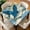 Big Blue Butterfly, variant on YESAD Elastic Tablecloth For square Tables, Waterproof Tablecover For Up To 34in square Table Cover, Dining Tablecover For Indoor And Outdoor, Holiday, Hummingbird
