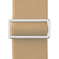 thumbnail image 5 of Buyless Fashion Kids Toddlers Baby Adjustable Elastic Dress Stretch Belt with Silver Buckle - 5096-Tan, 5 of 7