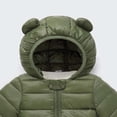 thumbnail image 4 of fatyb Toddler Winter Coat Baby Boys Girls Hooded Lightweight Quilted Jacket Full Zip Puffer Coat Outerwear, 4 of 5