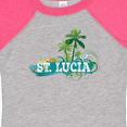 thumbnail image 4 of Inktastic St Lucia Vacation Cruise Trip Boys or Girls Baby Bodysuit, 4 of 5