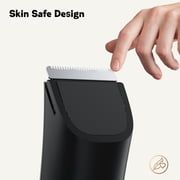 Body Hair Trimmer for Men,Manscape 3-in-1 Body Groomer Kit for Groin,IPX7 Waterproof Wet/Dry Electric Shaver Razor,Grooming for Face and Body,USB & Wireless Charging,Gifts for Men,Black