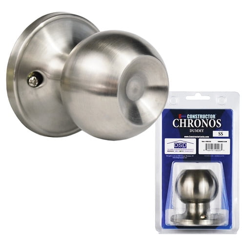 Constructor Chronos Dummy Decorative Door Knob Handle Stainless Steel