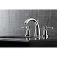 thumbnail image 5 of Kingston Brass KS2966DL 8 in. Widespread Bathroom Faucet, Polished Nickel, 5 of 6