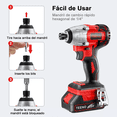 thumbnail image 4 of Atornillador De Impacto Inalámbrico De 20v Teeno 2ah 3188, 4 of 5