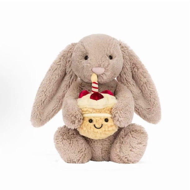 Plush Toy Series Animal Capi-Bala Plush Toy Wedding Throwing Doll Cake-Holding Rabbit 31cm