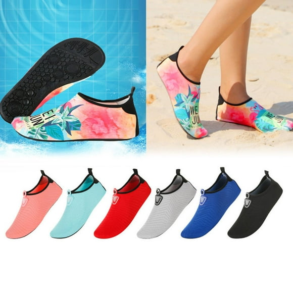 SEWACC 1Pair Grey Surf Shoes Comfortable Water Shoes for Swimming Pool Boating and Beach Volleyball