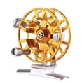 thumbnail image 3 of Carrete de pesca con mosca kusrkot todo Metal diámetro 53mm dorado, 3 of 8