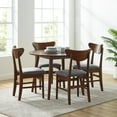 thumbnail image 7 of Crosley Furniture Landon 5 Piece Wood Round Dining Set in Mahogany, 7 of 7