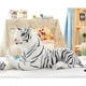 thumbnail image 2 of Peluche de tigre realista de 30 cm, suave, para niñas, regalo de cumpleaños, 2 of 4