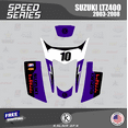 thumbnail image 2 of Kalair GFX Graphics Kit for Suzuki LTZ400 (2003-2008) Speed Series, 2 of 5