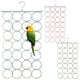 thumbnail image 1 of 3 uds. De juguetes de red de cuerda para escalar pájaros, redes para escalar pájaros para jaula, columpios de percha de cuerda para pájaros, hamacas colgantes para puente de cuerda de escalera, 1 of 6