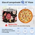 thumbnail image 2 of Linen Drum Lampshades Peonies pheasants Floral vintage seamless flowers birds 13"x13"x10" Light Shade for Table Lamps Floor Lamp Shades Lampshade Replacement Assembly Required, 2 of 8
