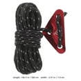 thumbnail image 2 of FOMIYES 8pcs Mountaineering Rope Dock Lines Black Polyester Durable for Wilderness Adventures, 2 of 6