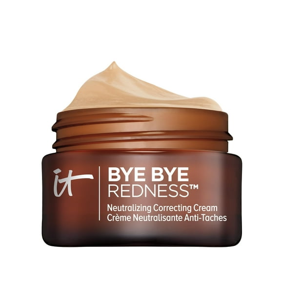 It Cosmetics Bye Bye Redness Color Corrector - Corrector Neutralizador De Enrojecimiento Para Rostro - Maquillaje En Crema De Cobertura Total De Larga Duración - Con Colágeno Hidrolizado - 0.37 Fl. On