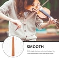 thumbnail image 2 of 1Pack Violin Fingerboard for Accurate Playing Brown Wood 27.2x4cm Rectangular Shape, 2 of 9