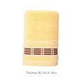 thumbnail image 4 of All Cotton Household Towel, Soft Absorbent Solid Color Large Hand Towel for Men and Women, Elegant Bathroom Decor Gift Set Towel, 29.1"x13.4", AKLJWH, 4 of 8