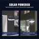 thumbnail image 5 of Lámpara de pared solar | Luz exterior LED de cinco lados | Sensor de movimiento | Inducción del cuerpo humano | Iluminación de 360° | Rojo Azul intermitente | Alimentado por energía solar | Ahorro, 5 of 7