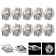 thumbnail image 1 of YSNOOWE 10Ud Sujetacables De Acero Inoxidable Para Aplicaciones Náuticas Y Generales, 1 of 8