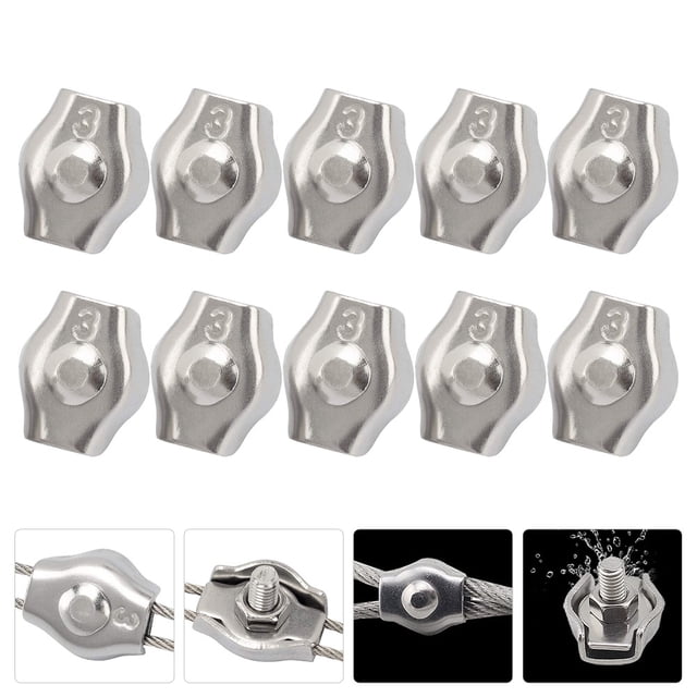 YSNOOWE 10Ud Sujetacables De Acero Inoxidable Para Aplicaciones Náuticas Y Generales