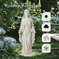 thumbnail image 3 of LuxenHome Virgin Mary Statue Outdoor, 30'' Religious Garden Statue, Blessed Mother Outdoor Statue, Virgen De Guadalupe Statues, Large Outdoor Garden Statues, Sculptures Decorations Home Yard Patio, 3 of 8