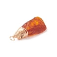 thumbnail image 5 of 20pcs Natural Amber Pendants Chips Charms with Brass Loops Light golden 10~29x8~11x7~10mm Hole: 2~2.5mm, 5 of 5