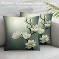 thumbnail image 3 of Fenyluxe Magnolia in the Moonlight Plush Pillowcase Set of 1 White, 3 of 5