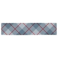 thumbnail image 4 of MKHERT Diagonal Plaid Pattern Table Runner for Office Kitchen Dining Room Wedding Party 16x72 inch, 4 of 4